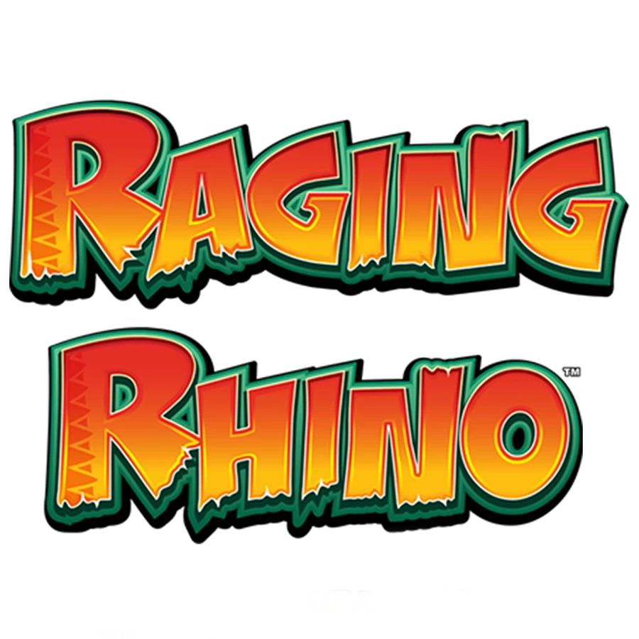 Raging Rhino slot game logo